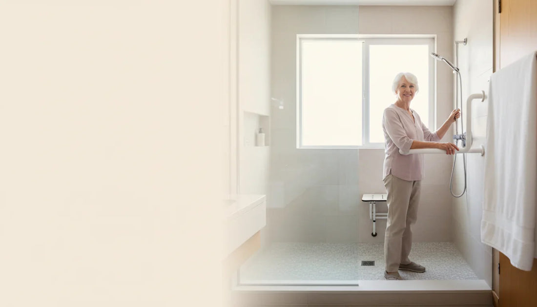 Avant/Après: sécuriser la douche d’un parent âgé chez soi - Image de couverture