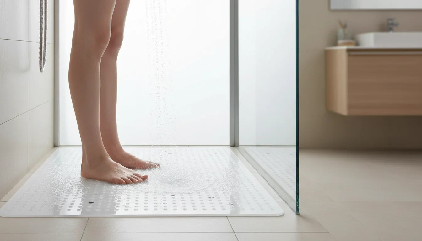 Meilleur tapis de douche antidérapant pour cabine 100×100 - Image de couverture