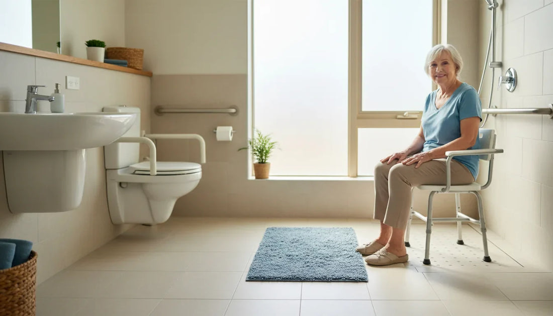 Sécuriser la salle de bain des seniors: plan d’action simple - Image de couverture