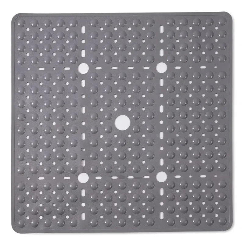 Tapis de Douche Antidérapant 70×70 - coloris gris