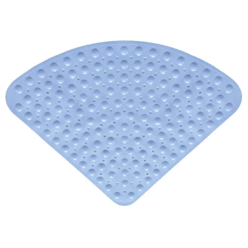 Tapis de Douche d’Angle Antidérapant - coloris bleu